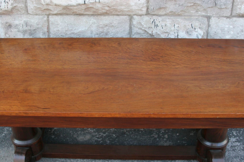 Restauration Period Mahogany Dining Table In Good Condition In Montreal, QC