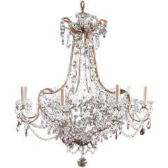 Italian Eight Light Chandelier 8