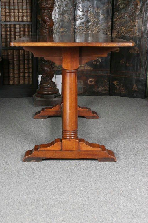 Late Nineteenth Century Mahogany Library Table
