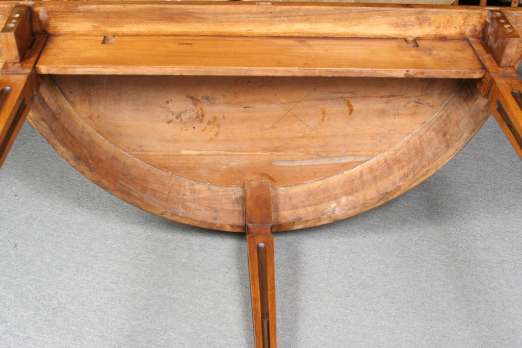 19th Century Beautiful Pair of Solid Olivewood Console Tables
