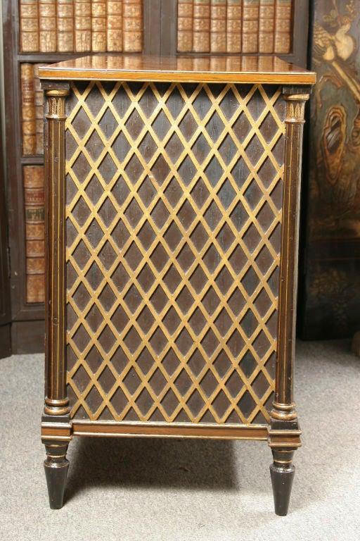 English Pair of Regency Period Side Cabinets