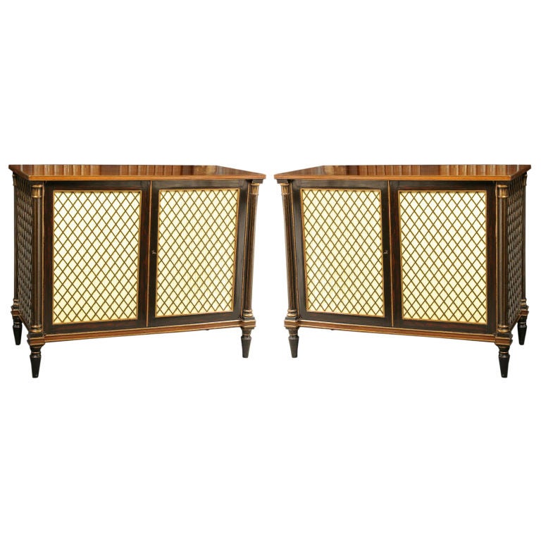 Pair of Regency Period Side Cabinets