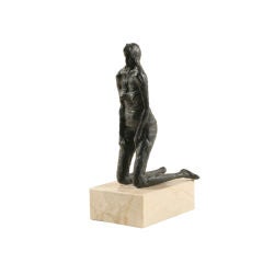 Patinated Bronze Sculpture