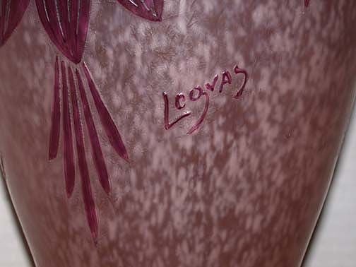 legras vase signature