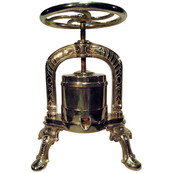 Nickel Plated Iron Duck Press