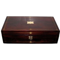 Victorian Mahogany Writing Box