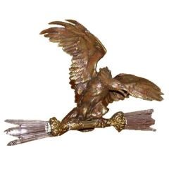 Figural Chandelier in the Form of Eagle