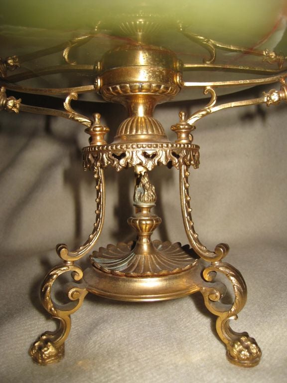 19th Century Napoleon III Gilt Bronze and Onyx Tazza