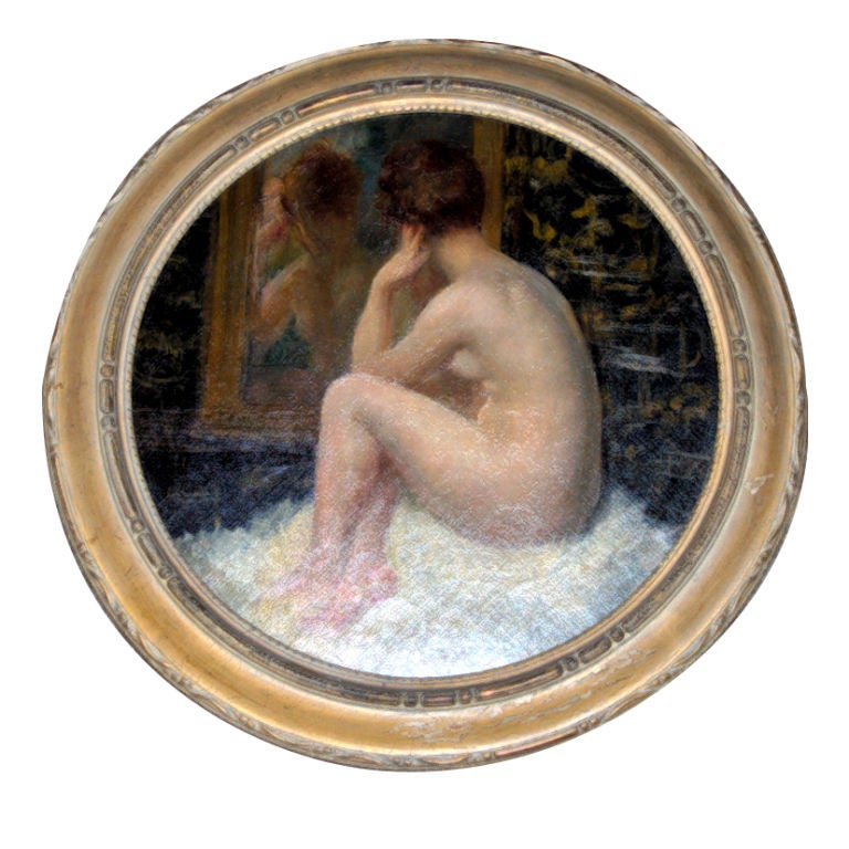 NUDE IN FRONT OF A MIRROR