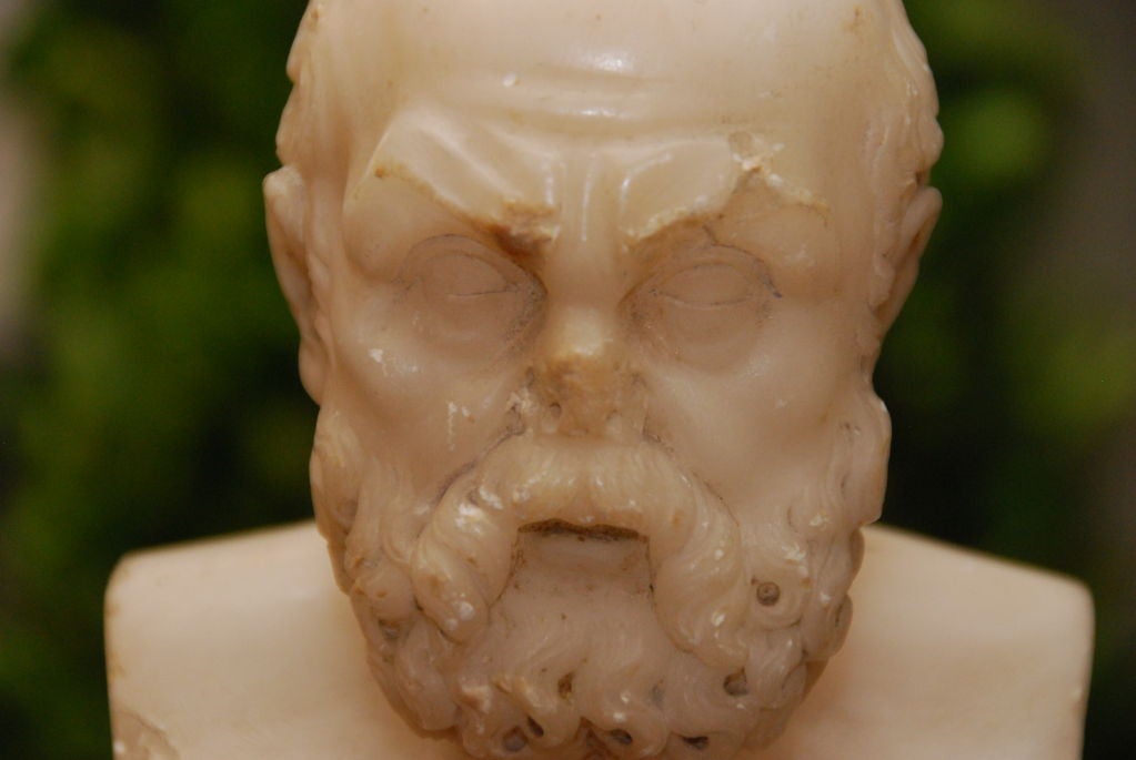 Alabaster Bust of Socrates