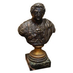 Bronze Bust of Roman General