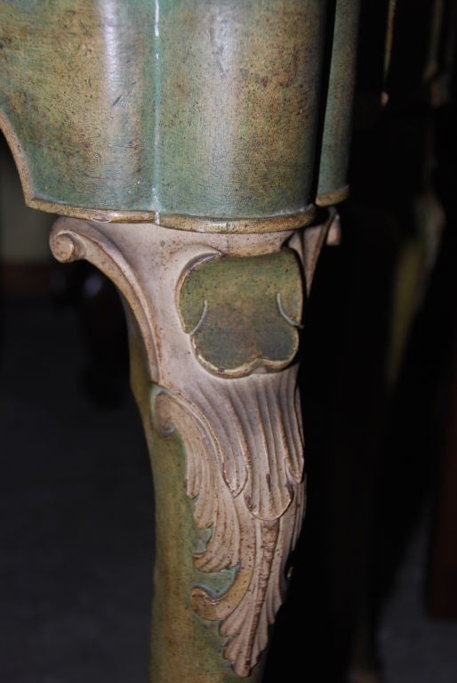 Painted and Stained Venetian Side Table