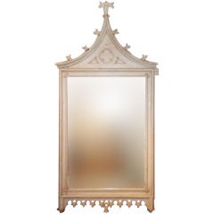 19th Century French Gothic Mirror
