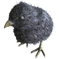 Buccellati Sterling Silver Baby Bird Sculpture