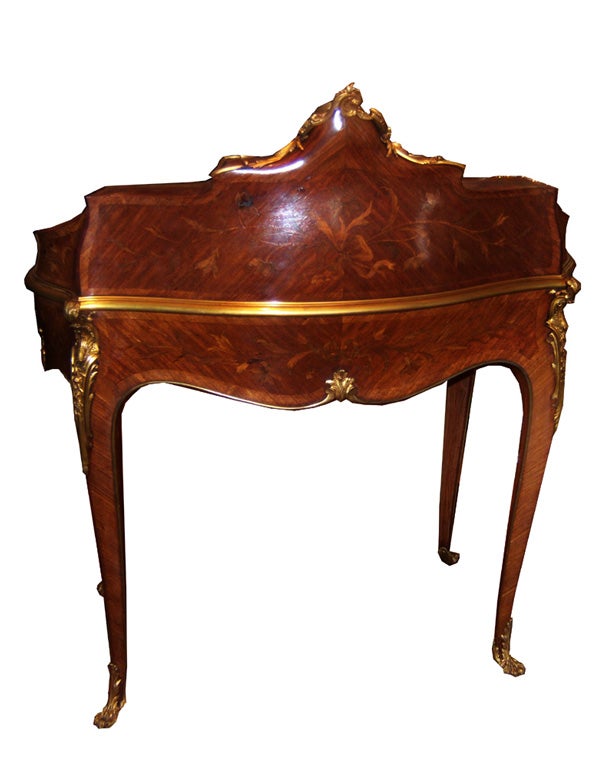 Zwiener Jansen Successeur Ormolu Mounted & Marquetry Tiered Desk 5