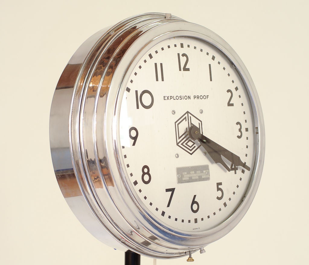 American Crouse Hinds Explosion Proof Clock
