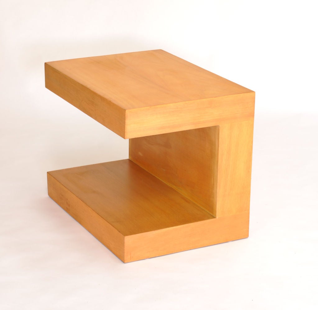 American Modernist End Tables In the Manner of Van Keppel Green