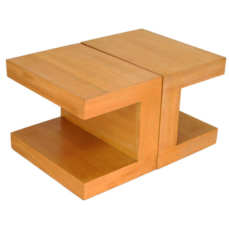 Modernist End Tables In the Manner of Van Keppel Green