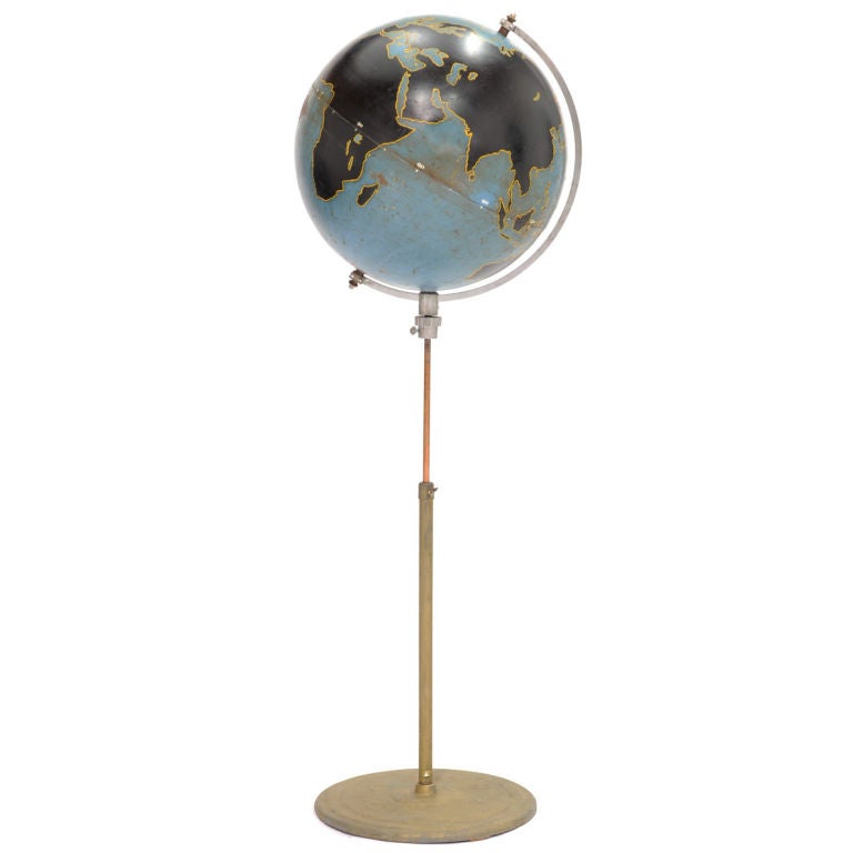 Military Insturction Globe by Denoyer Geppert of Chicago