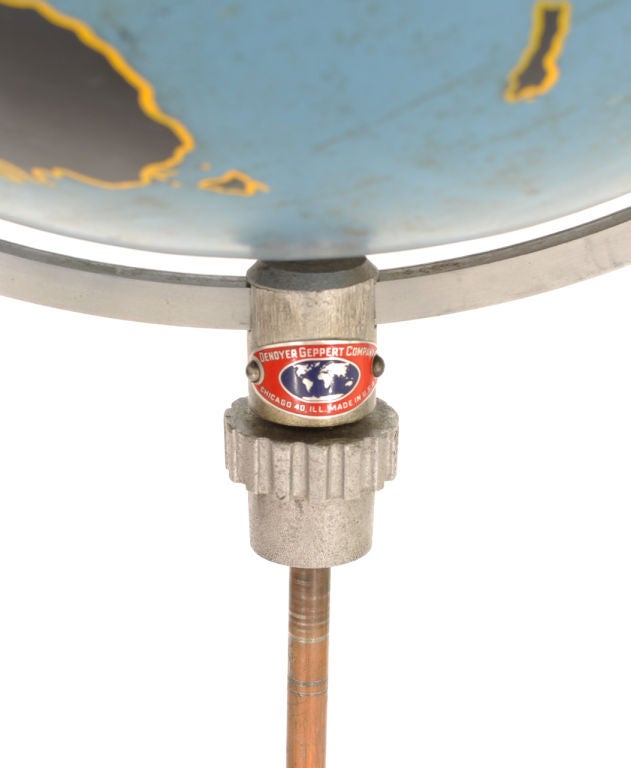 Military Insturction Globe by Denoyer Geppert of Chicago 1