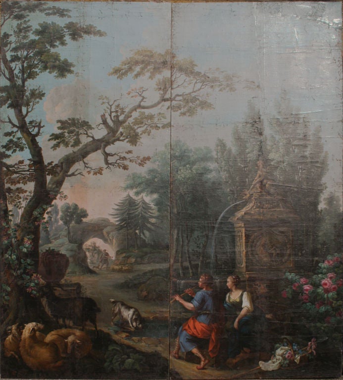 IMPORTANT 18TH CENTURY TAPESTRY CARTOON. C.1750