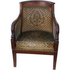 French  Restauration period Bergère France circa 1825