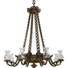 Antique LARGE EARLY 19TH CENTURY COLZA CHANDELIER circa 1835