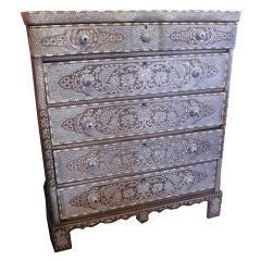 Syrian Mother-of-Pearl Chest of Drawers