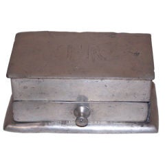 18th Century Dutch Pewter Ink Stand