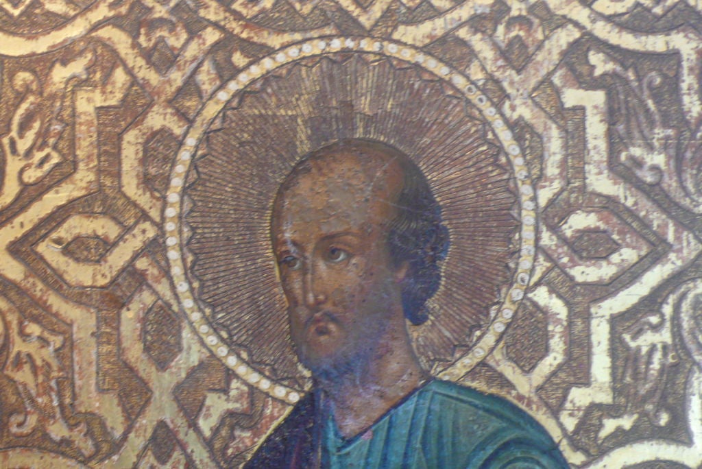 Wood Russian Icon