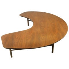 "Half Moon" table by Greta Magnusson Grossman