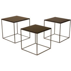 PK 71 set of three nesting tables by Poul Kjaerholm