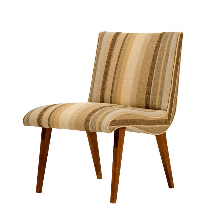 Upholstered Lounge Chair by Joaquim Tenreiro