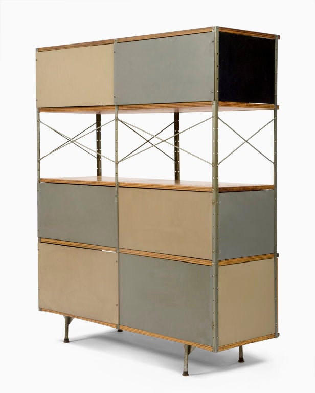 Mid-20th Century 400 series Eames Storage Unit by Charles and Ray Eames