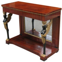 Extraordinary Viennese Empire console table