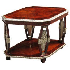 Neo-Classically Inspired French Art Deco Side Table