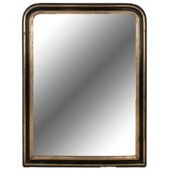 Vintage Large Black Mirror