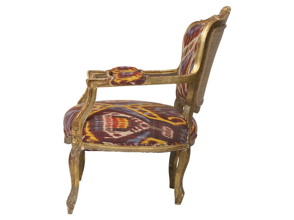 Belgian Antique Gilt Chair