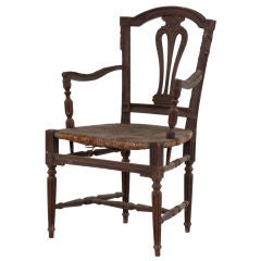 Antique Wooden Arm Chair