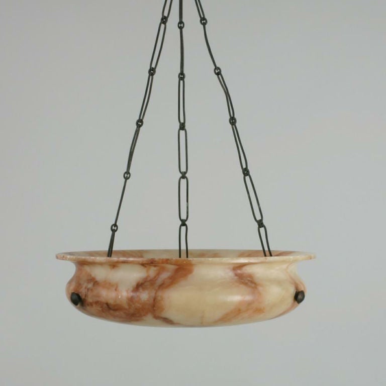 Alabaster ceiling light