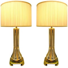 Vintage HOLLYWOOD REGENCY PAIR OF LAMPS