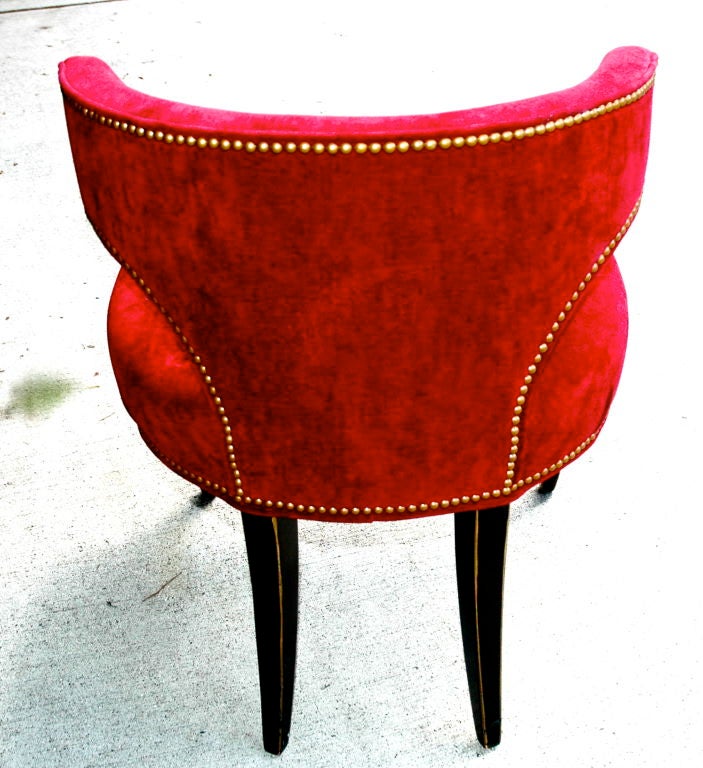 Contemporary Pair of Art Deco Style  Swain Game Chairs