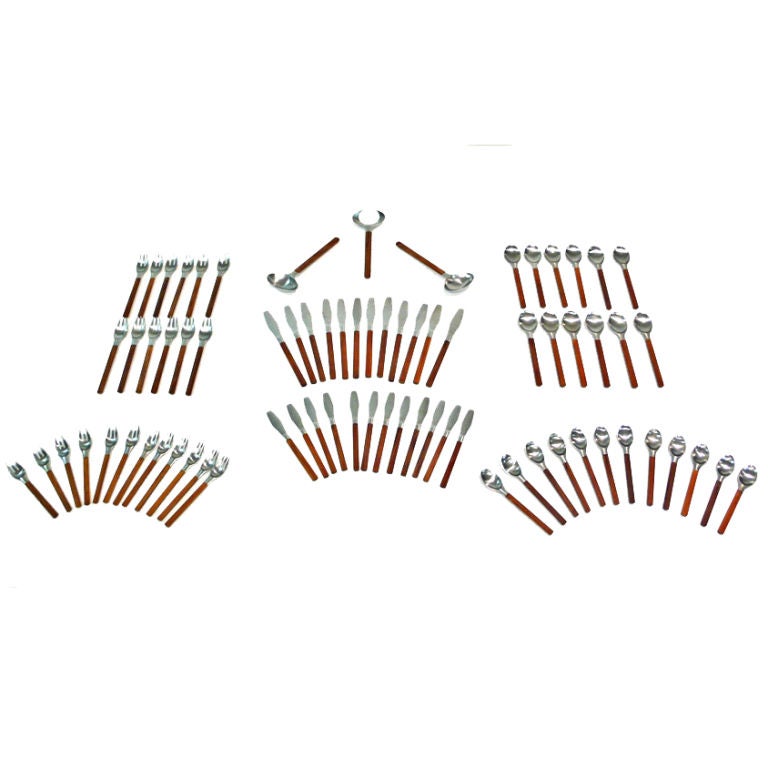 DANSK, 12 PLACE SETTING BY JENS QUISTGAARD