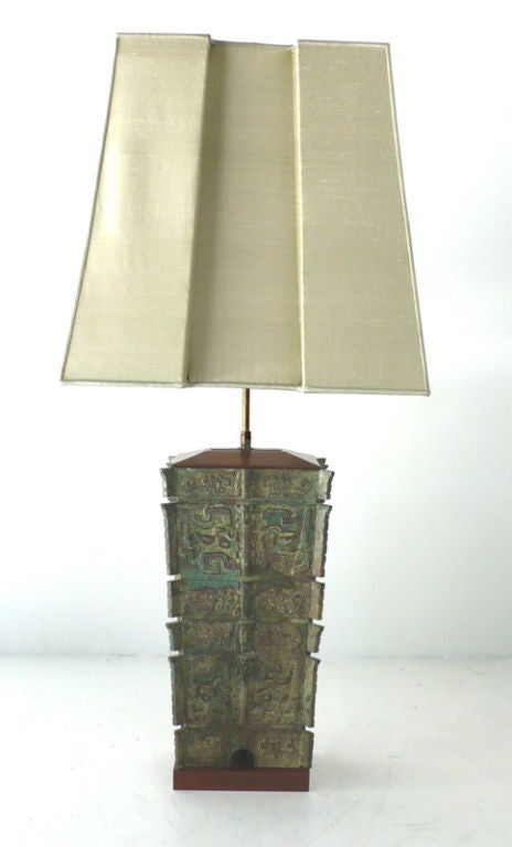 Bronze Asian Lamp 2