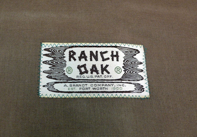 Mid-20th Century Custom Western Ranch Oak Sofa
