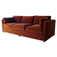 Sofa mfg by Baker 1970s with original mohair upholstery