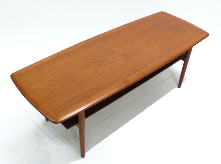 Povl Dinesen Danish Modern Teakwood Coffee Table 5