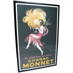 Vintage Leonetto Cappiello Cognac Monnet Poster
