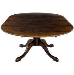 Table de salle à manger en chêne du XVIIIe siècle très pratique et extensible