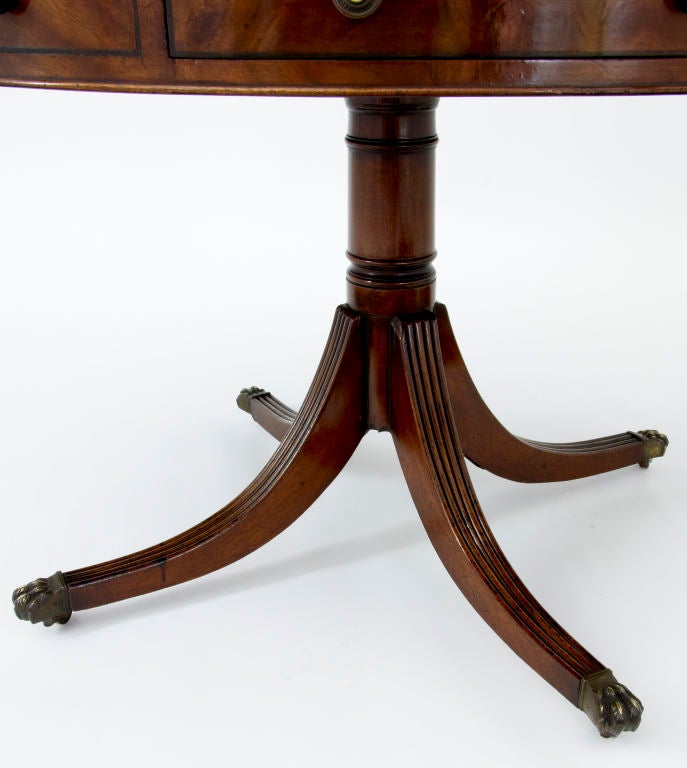 19th Century late 19th century revolving top drum table